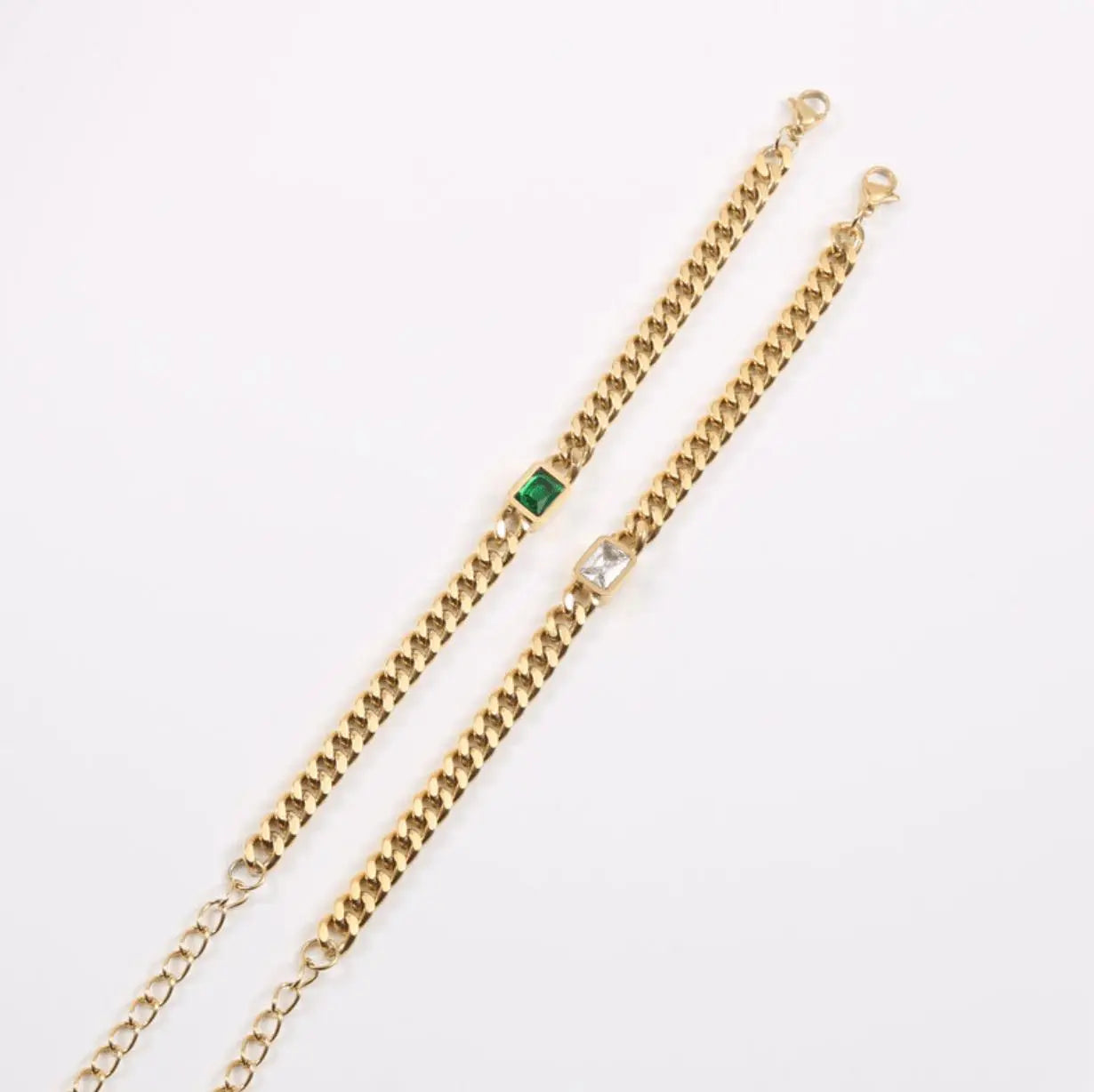 Cuban Link Armreifen "Martha"-18 Karat (8mm) - Pearlsey