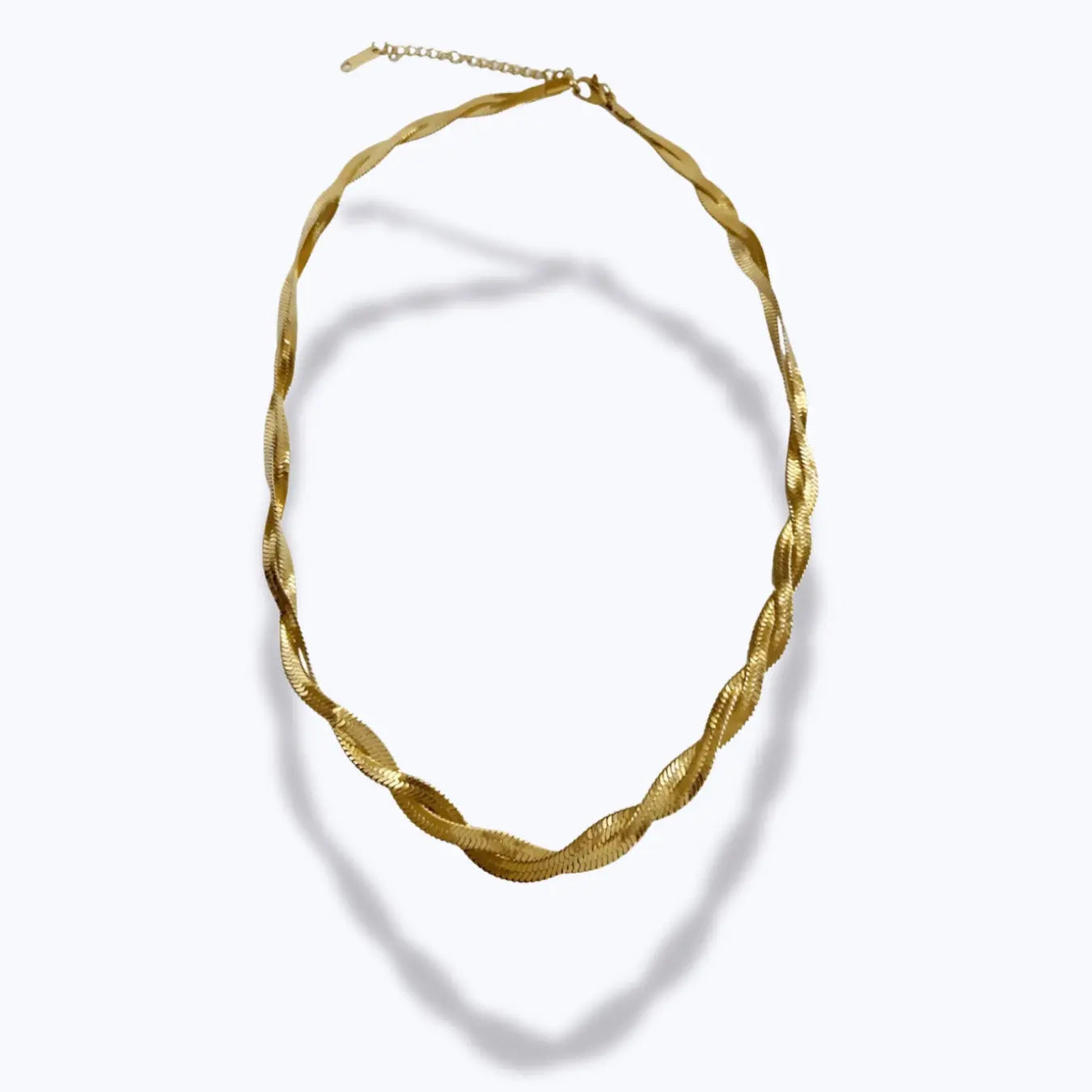 Gedrehte Schlangenkette Halskette "Frances" - Pearlsey