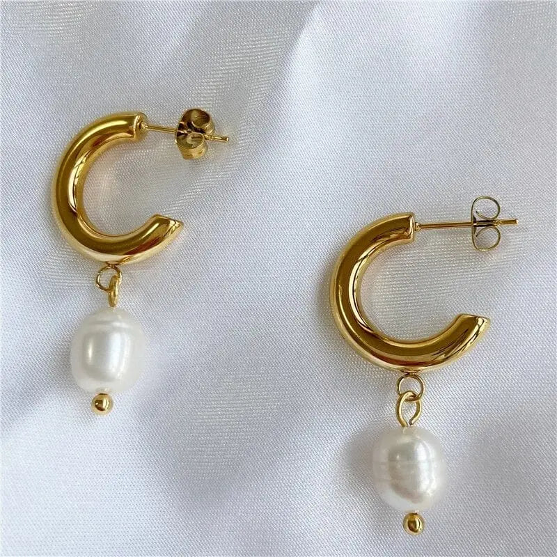 Kievan - Vintage Perlen Ohrringe - Pearlsey