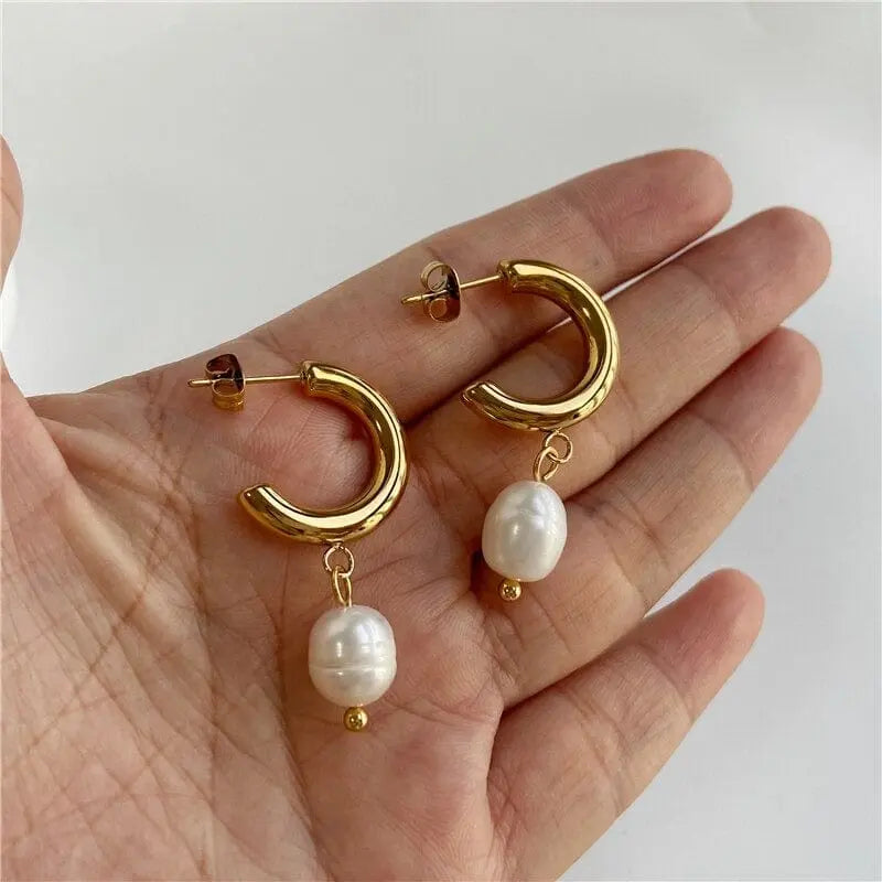 Kievan - Vintage Perlen Ohrringe - Pearlsey