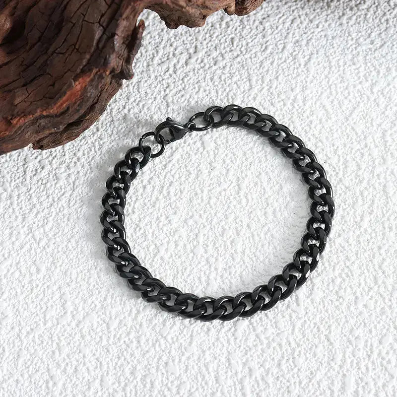 Klassische Cuban Link Armband vergoldet-18k - Pearlsey