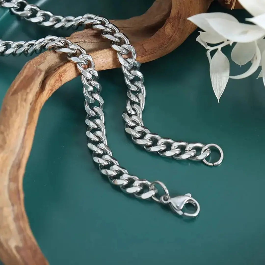 Klassische Cuban Link Armband vergoldet-18k - Pearlsey