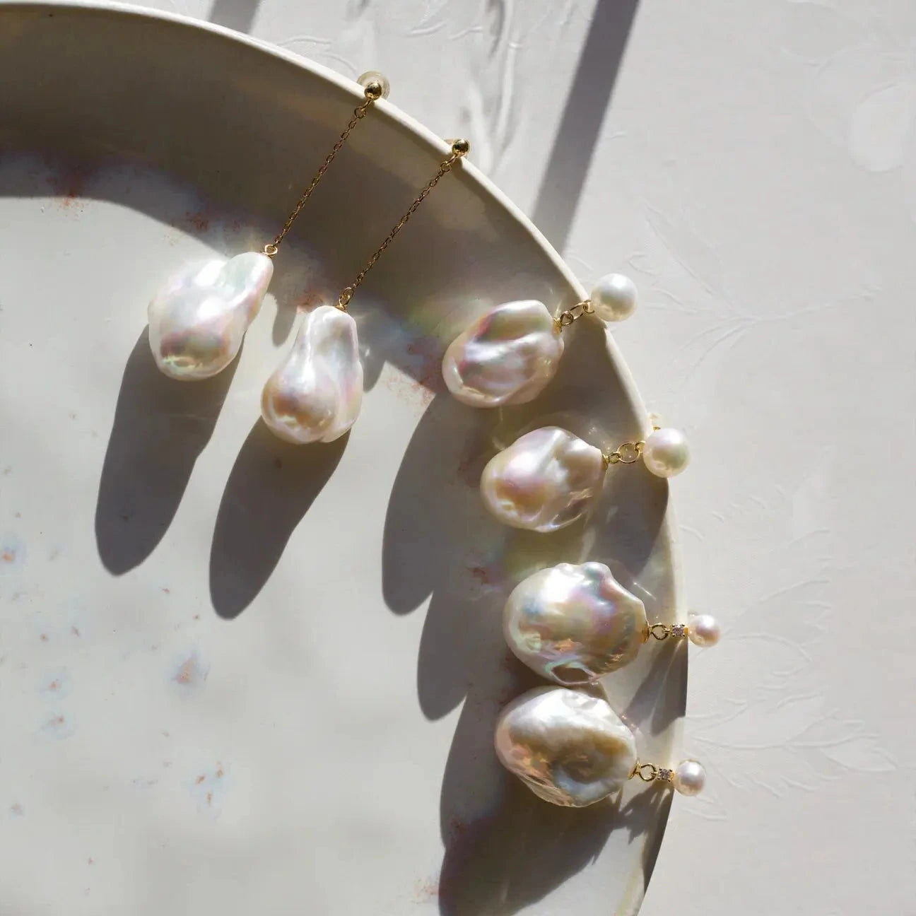 Pearl Rose Teardrop Steckerohrringe (Kopie) - Pearlsey