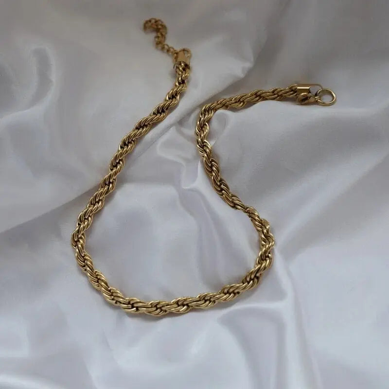 Rope Chain Halskette "Esmeralda" - 8mm - Pearlsey