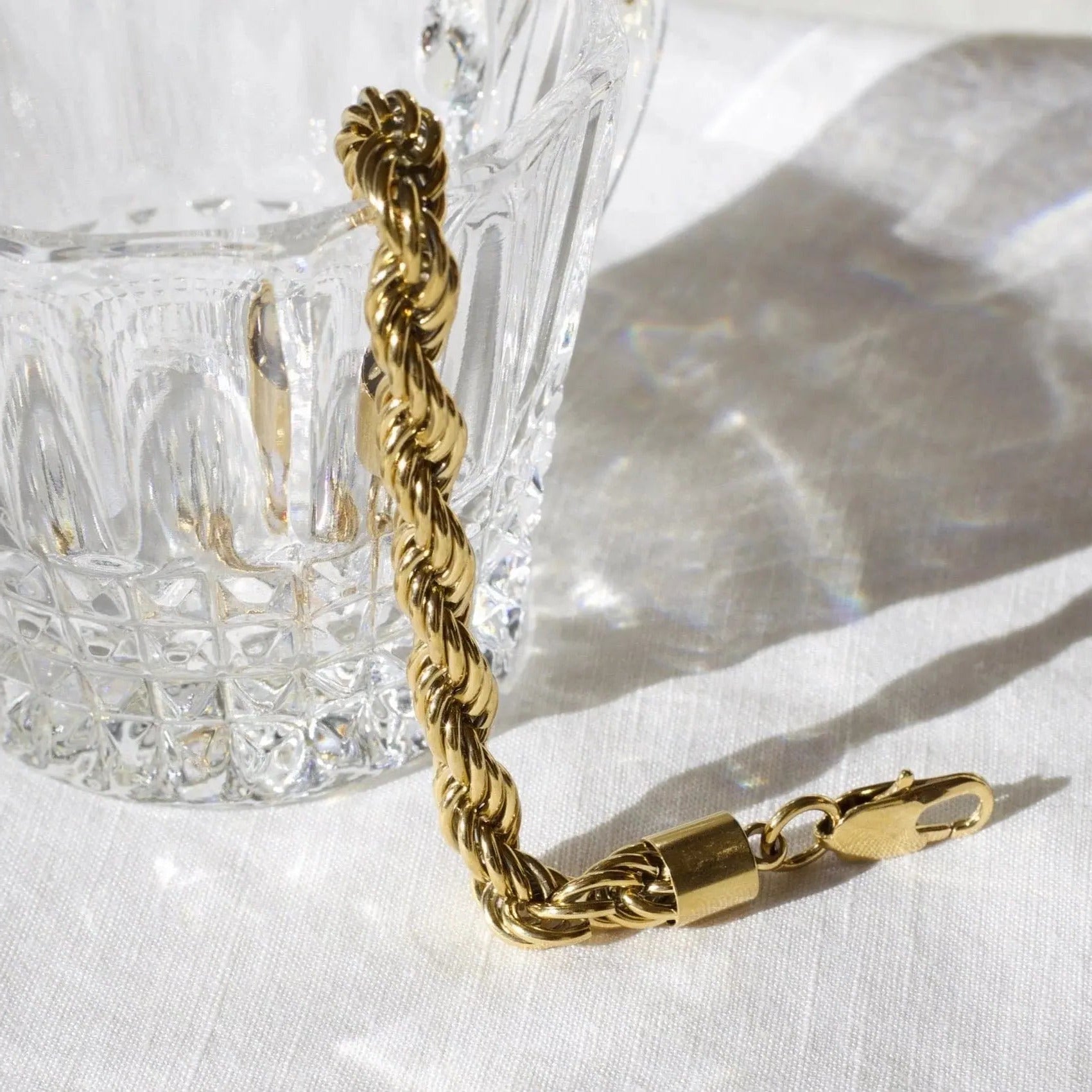 Rope Chain Halskette "Esmeralda" - 8mm - Pearlsey