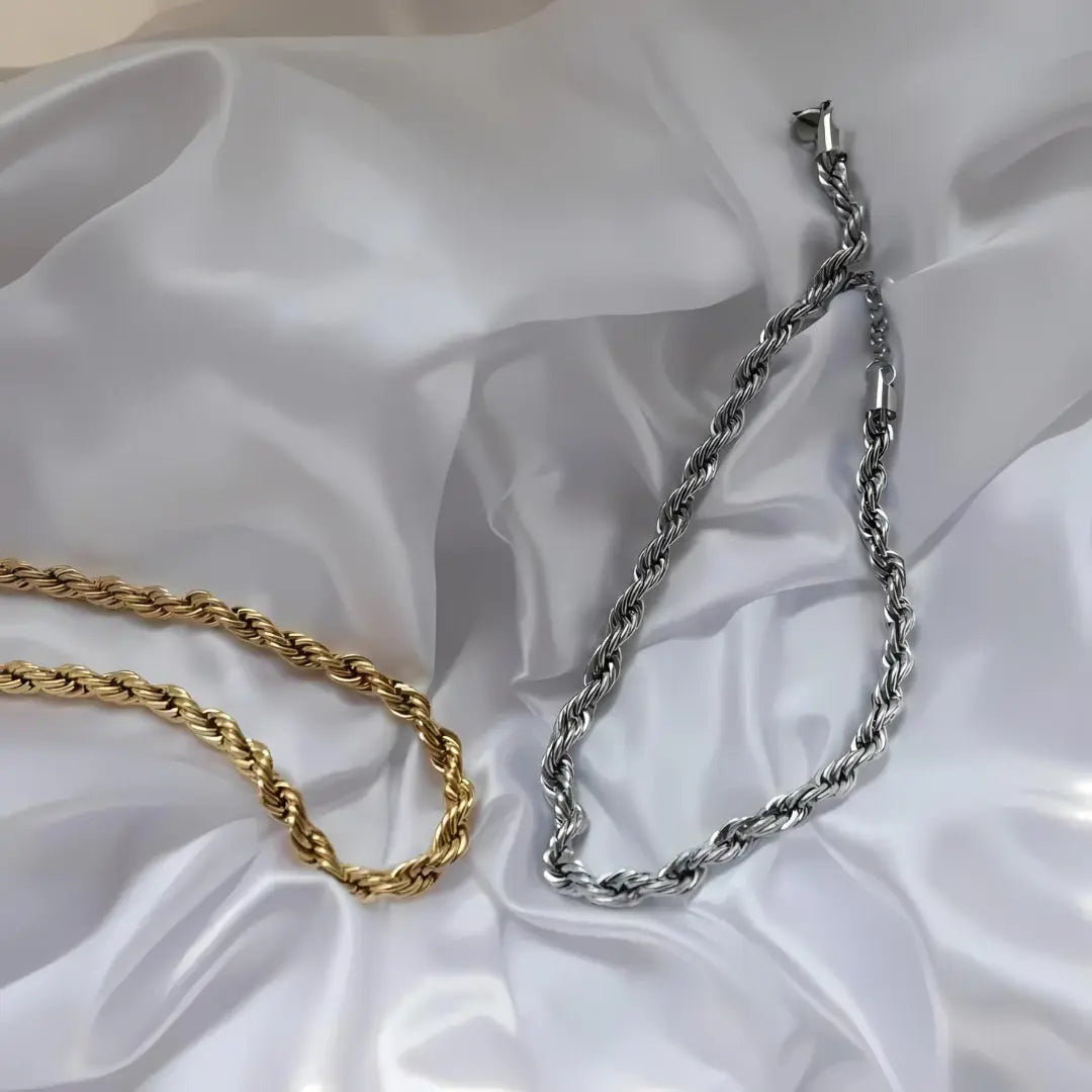 Rope Chain Halskette "Esmeralda" - 8mm - Pearlsey