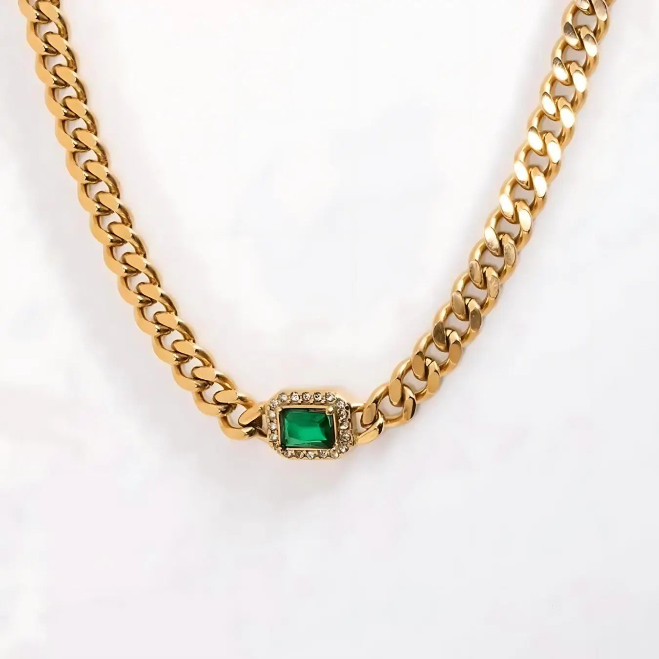 Cuban-Link Choker „Martha“ - Pearlsey