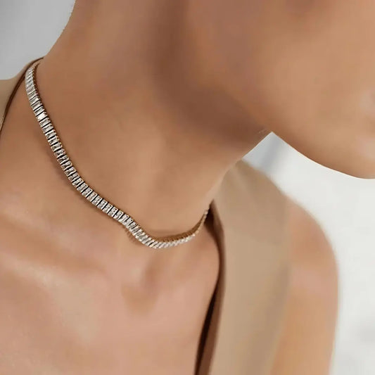 Penelope - Crystal Choker Halskette - Pearlsey