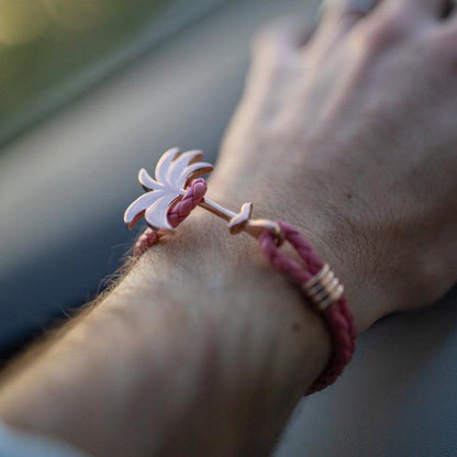 Palm Armband - Flamingo Rose - Pearlsey